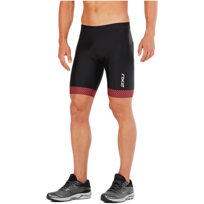2XU Perform 9 Tri Shorts BLACK KONA TEAM RED MT4854b Triathlon Triathlon Wetsuit Outlet